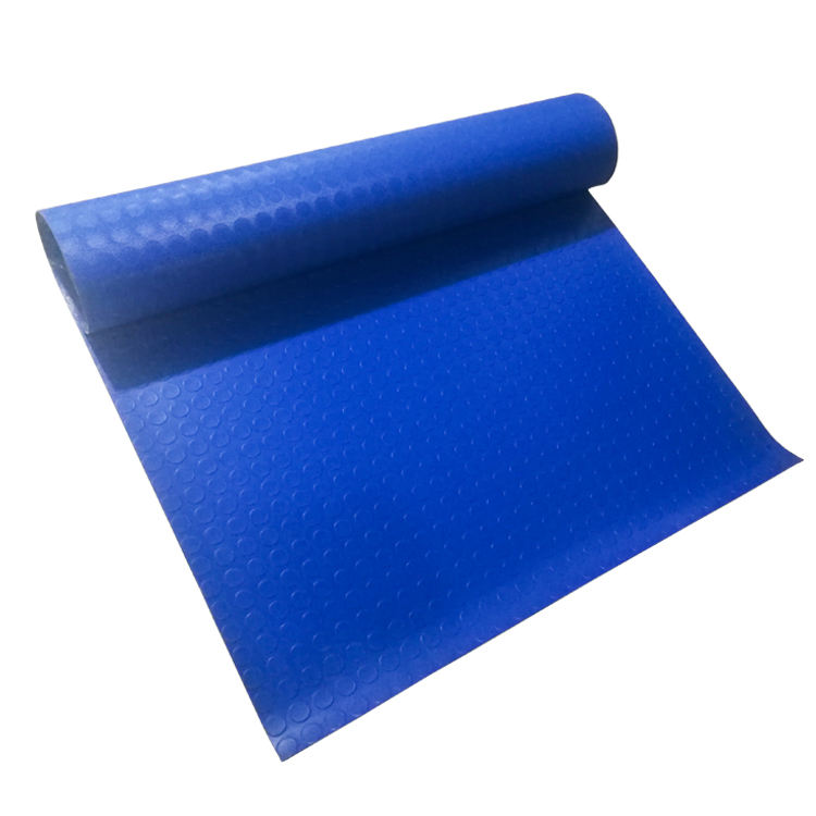 Surface adaptée aux besoins du client par petit pain en caoutchouc noir de tapis de feuille d'anti glissement
